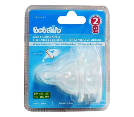 Babelito tetina de boca ancha blister2 unid.