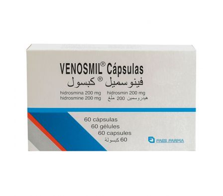 VENOSMIL 200 MG. CJ X 60 CÁPS.