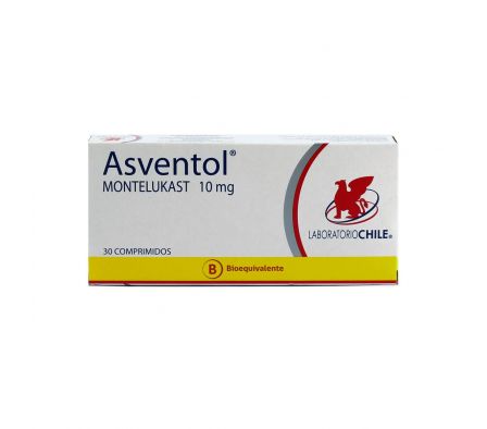 ASVENTOL 10 MG. CJ X 30 COMP.