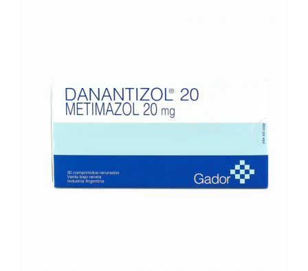 DANANTIZOL 20 MG. CJ X 30 COMP.