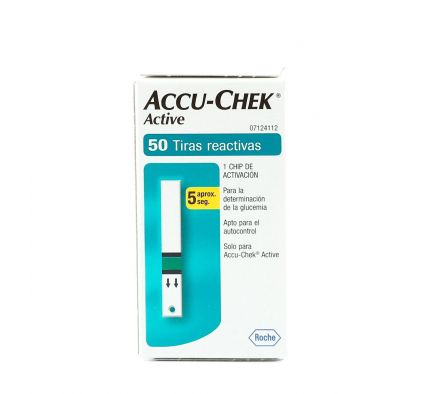 ACCUCHEK ACTIVE GLUCOSA CJ X 50 TIRAS
