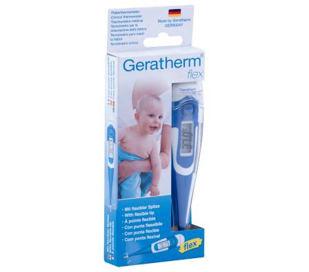 TERMOMETRO DIGITAL GERATHERM FLEX CELESTE CJ X 1 UNID.