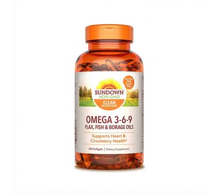 OMEGA TRIPLE 3-6-9 SUNDOWN FR. X 200 CÁPS.