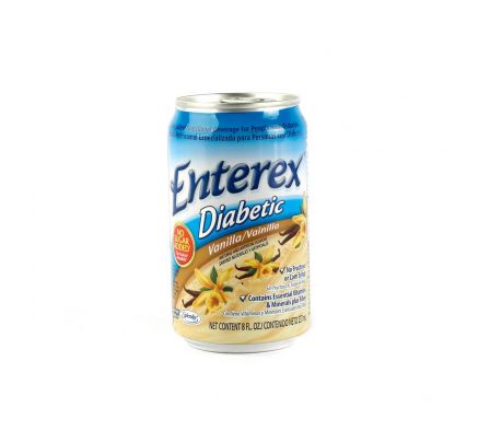 ENTEREX DIABETIC C/ FIBRA - VAINILLA LIQ. FRASCO X 237 ML.