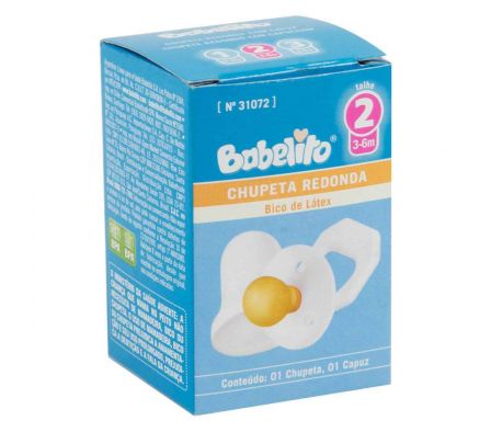 Babelito chupete red.n°2 c/tapa celeste blister1 unid.