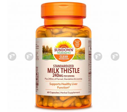 MILK THISTLE 240 MG. (SUNDOWN) FRASCO X 60 CÁPS.