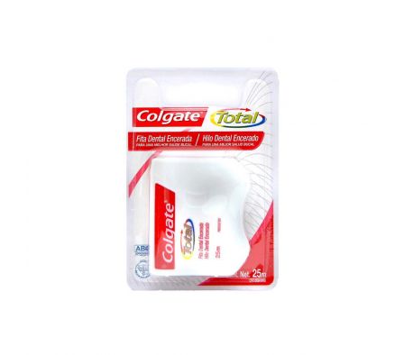 Colgate hilo dental total encerada 25 mts*|./.