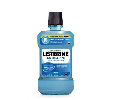 Listerine enjuage bucal antisarro fr.500 ml../.