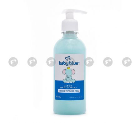 Baby Blue jabon de glicerina celeste c/valb fr.350 ml.