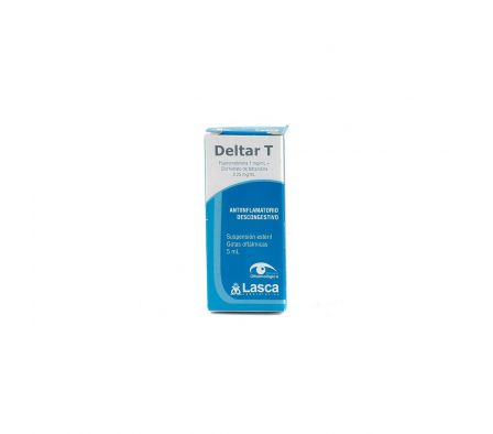 DELTAR T GTS. OFTALM. FR. X 5 ML.