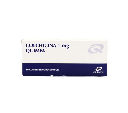 COLCHICINA 1 MG. CJ X 10 COMPRIMIDOS
