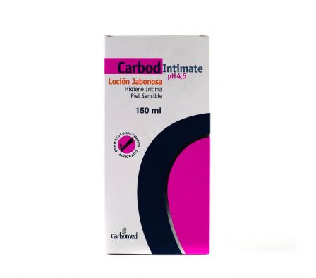 CARBOD INTIMATE LOCION JABONOSA FR. X 150 ML.