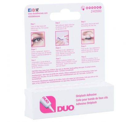 Fuzion duo pegamento pestaña 7 gr. cj1 unid.