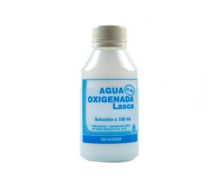 AGUA OXIGENADA 10 VOL.(LASCA) FR. X 100 ML.