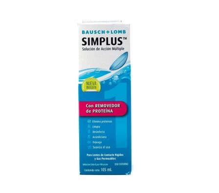 SIMPLUS SOLUCION MULTIPROPOSITO FRASCO X 105 ML.