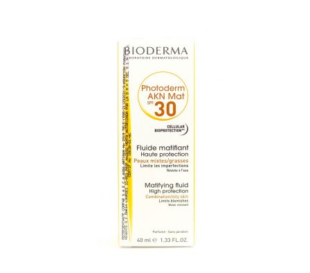 Bioderma photoderm akn fluido matificante spf 30