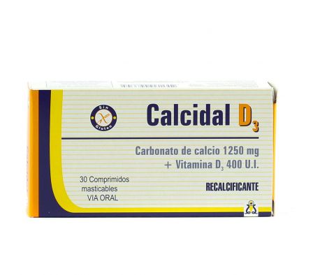 CALCIDAL D3 MASTICABLES CJ X 30 COMP.