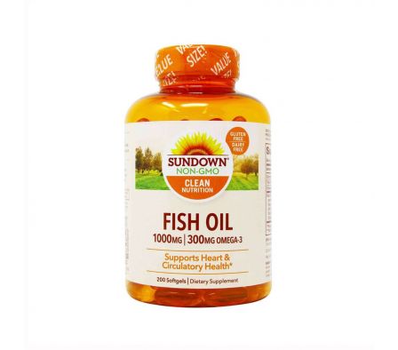 FISH OIL 1000 MG. SUNDOWN FR. X 200 CÁPS.