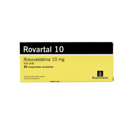 ROVARTAL 10 MG. CJ X 30 COMP.