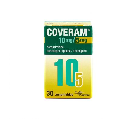 COVERAM 10/5 MG. FRASCO X 30 COMPRIMIDOS