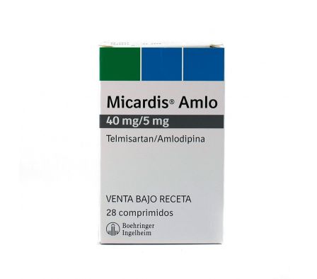 MICARDIS AMLO 40/5 MG. CJ X 28 COMP. REC.