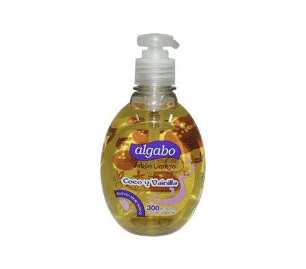 Algabo jabon liquido coco/vainilla fr.300 ml.