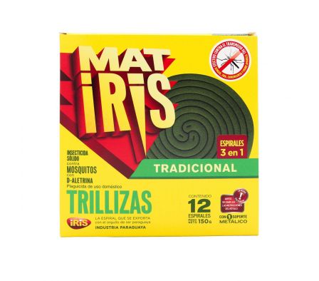 MATIRIS ESPIRALES TRILLIZAS CJ X 12 UNID.