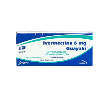 IVERMECTINA 6 MG. GUAYAKI CJ X 10 COMP.