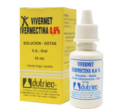 VIVERMET 0,6% SOLUCION FR. X 10 ML.