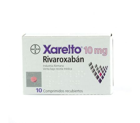 XARELTO 10 MG. CJ X 10 COMP.
