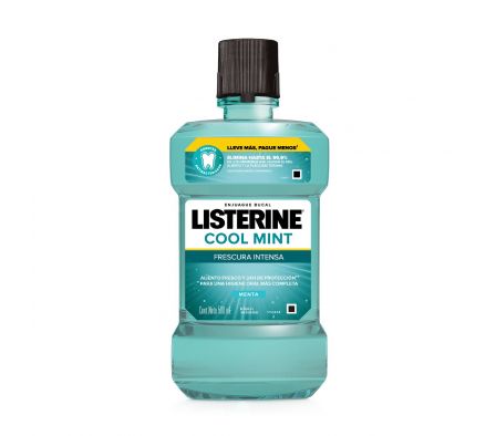 Listerine cool mint enjuague bucal pague 350 lleve 500 ml./.