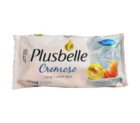 Plusbelle jabon cremoso 125gr pack3 unid.