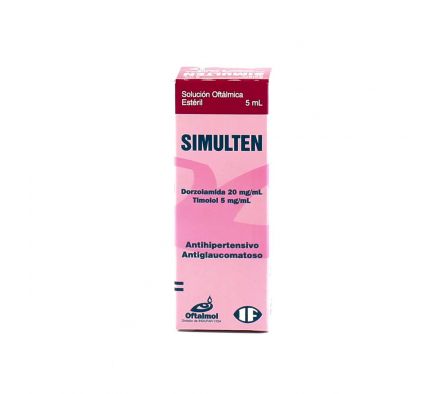 SIMULTEN SOL. OFTALM. FR. X 5 ML.