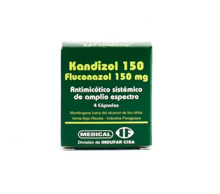 KANDIZOL 150 MG. CJ X 4 CÁPS.