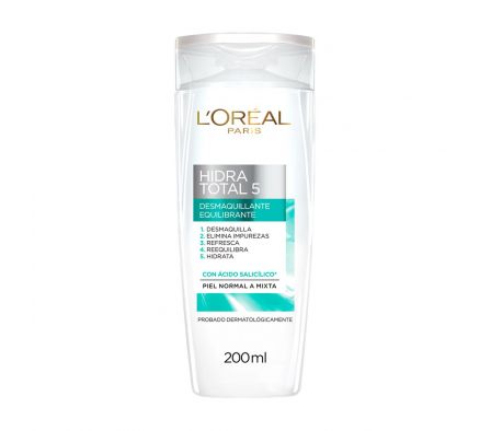 Loreal ht5 locion desmaquillante piel mixta fr.200 ml.