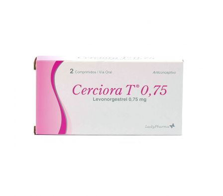 CERCIORA T 0,75 MG. CJ X 2 COMP.