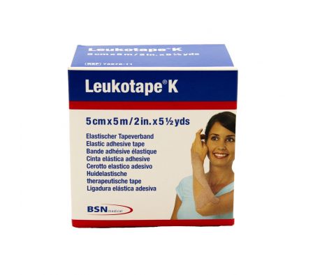LEUKOTAPE K COLOR PIEL 5 CM CJ X 5 MTS