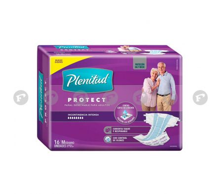 Plenitud pañal adultos protec m paq.16 unid.