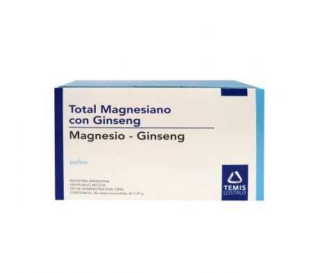 TOTAL MAGNES. C/ GINSENG POLVO CJ X 30 SOBRES