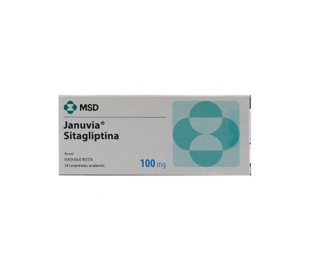 JANUVIA 100 MG. CJ X 28 COMP. REC.