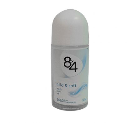 8 X 4 deo roll-on mild & soft fr.50 ml.