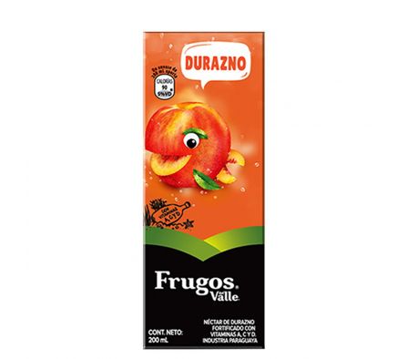 FRUGOS JUGO DE DURAZNO DE 200 ML UNID.