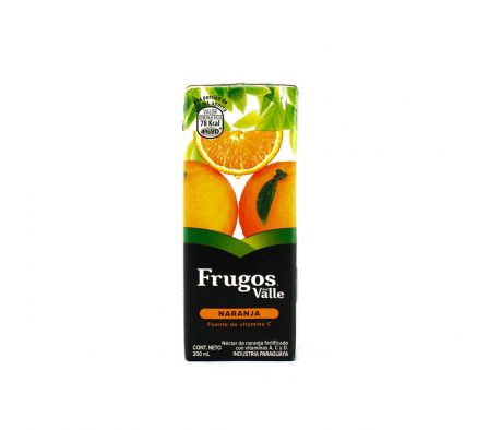 FRUGOS JUGO DE NARANJA DE 200 ML UNID.