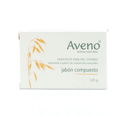 AVENO JABON COMPUESTO CJ X 120 GR.