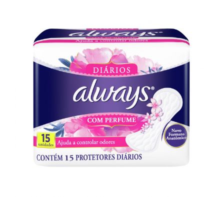 Always protectores diarios liners paq. 15 un.