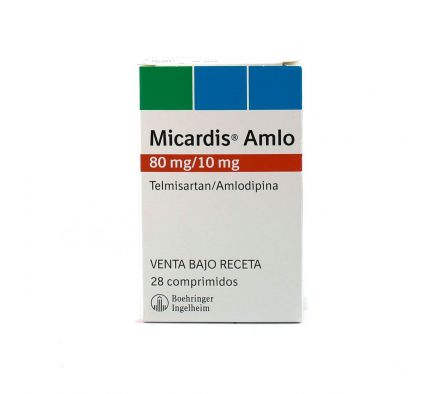 MICARDIS AMLO 80/ 10MG. CJ X 28 COMP.