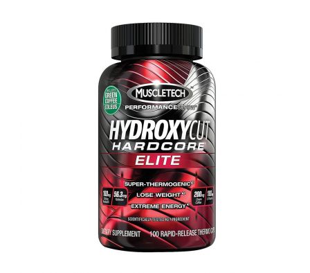 HYDROXYCUT HARDCORE ELITE CJ X 100 CÁPS.