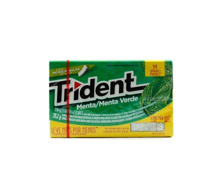 TRIDENT FRESH CRISTAIS MENTA PAQ. X 14 UNID.