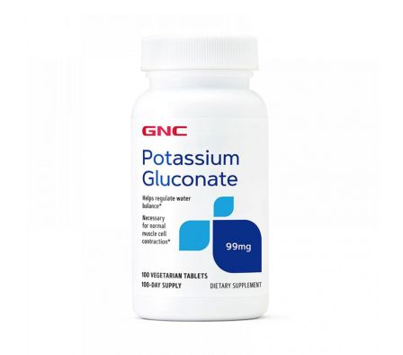POTASSIUM GLUCONATE GNC FR. X 100 TABL.