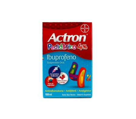 ACTRON 4% PEDIATRICO SUSP. FR. X 100 ML.